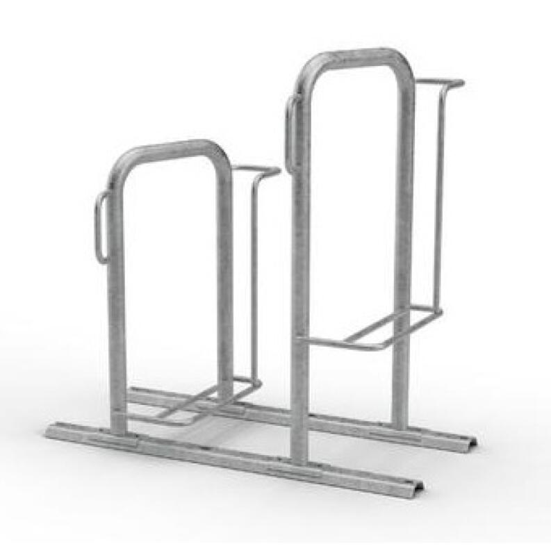 Fahrradständer ′KAPPA®′, einseitige Radeinstellung, Radabstand 500 o. 700 mm, 1-4 Stellplätze, 1-4