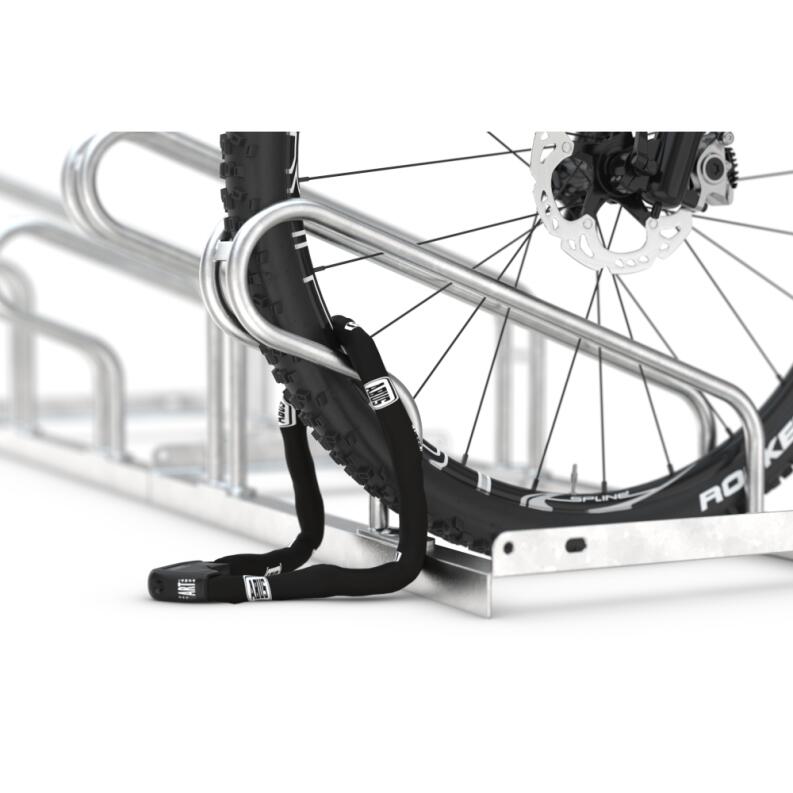 Bügelparker ′2058′, 8 Stellplätze, Radabstand 350 mm, einseitig