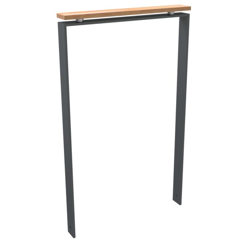 Flachstahlbügel aus 80x12mm mit Auflageholz