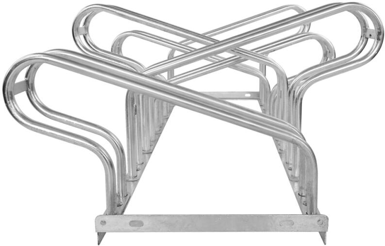 Fahrradständer CLASSIC, bis 68 mm Reifenbreite, zweiseitiges Einstellen, Stahl, feuerverzinkt,