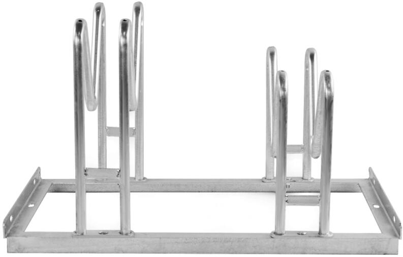 Fahrradständer MAGNIS, bis 64 mm Reifenbreite, ein- oder zweiseitiges Einstellen, Stahl,