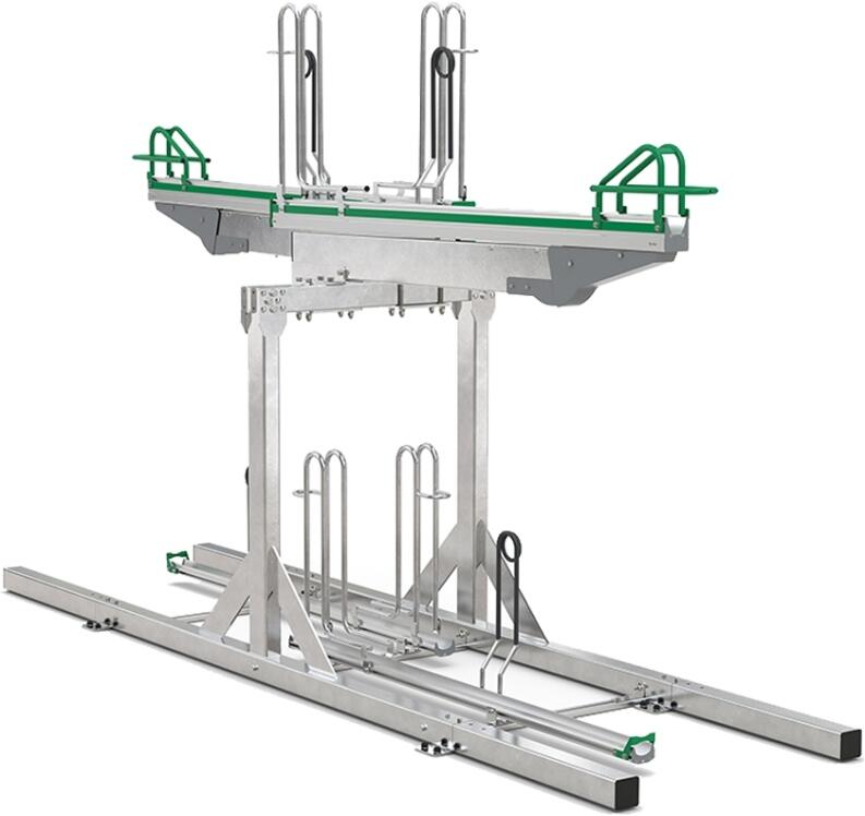 Modellbeispiel: Doppelstockparker ′Lindau Profi′ doppelseitig mit 4 Stellplätzen (Art. 41578.0001)