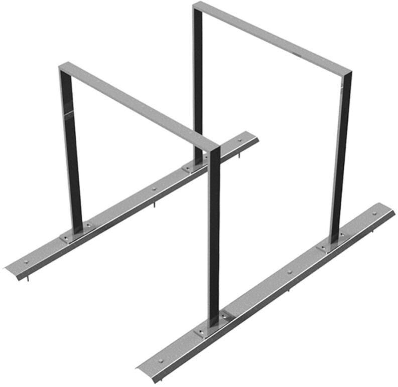 Modellbeispiel: Reihenanlage/Fahrradanlehnbügel mit Schienensystem (Art. 425.20)