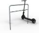 Anwendungsbeispiel: Anlehnbügel mit Querholm für Scooter/Roller (Art. 421.98)