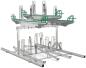 Modellbeispiel: Doppelstockparker ′Lindau Profi′ doppelseitig mit 12 Stellplätzen (Art. 41578.0003)